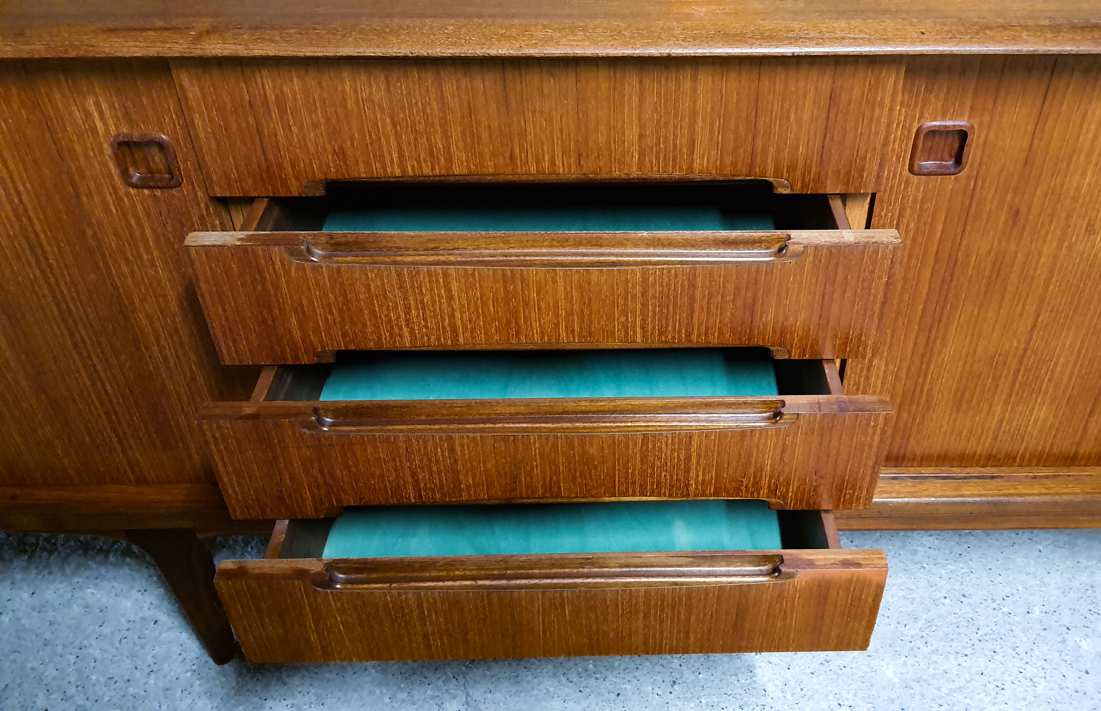 Scandinavian sideboard enfilade in teak