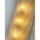 Luxury Venetian Scenographic Wall Sconces Whith Amber "Graniglia" Leaves Mu