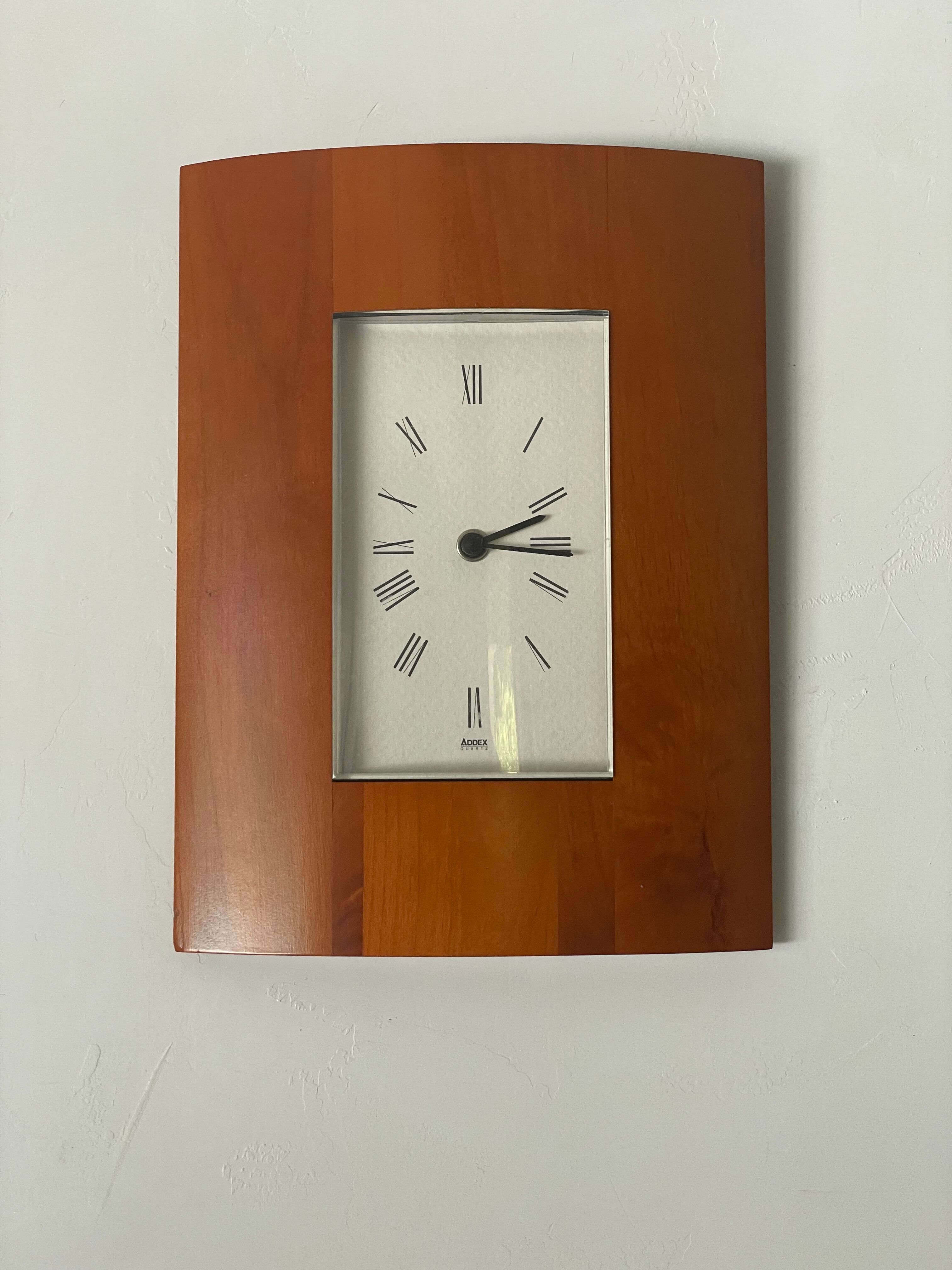 wooden wall clock