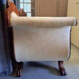 Restoration period mahogany sofa