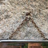 Barber triptych mirror beveled 51 x 22 cm