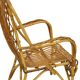 Vintage Set Rattan Chairs Armchairs Table Boho Design Sixties
