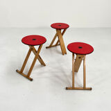 Foldable stool by Enolinea, 1980