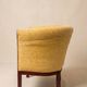 Art Deco gondola armchair in mahogany and marquetry – 1930s