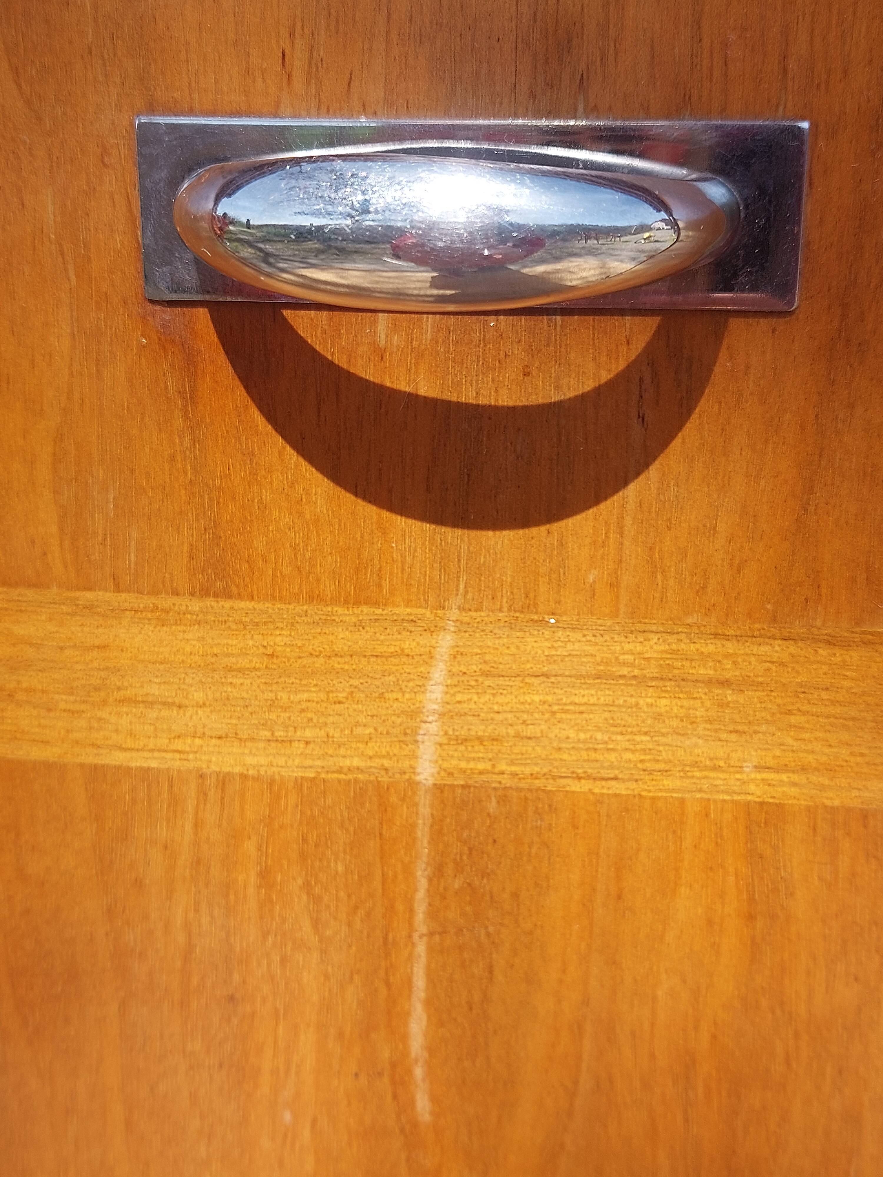 small wooden buffet, vintage