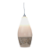 Lunel vintage textured glass pendant light, 1960s French design