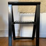 Pair of original/Vintage Aldo Jacober black folding chairs