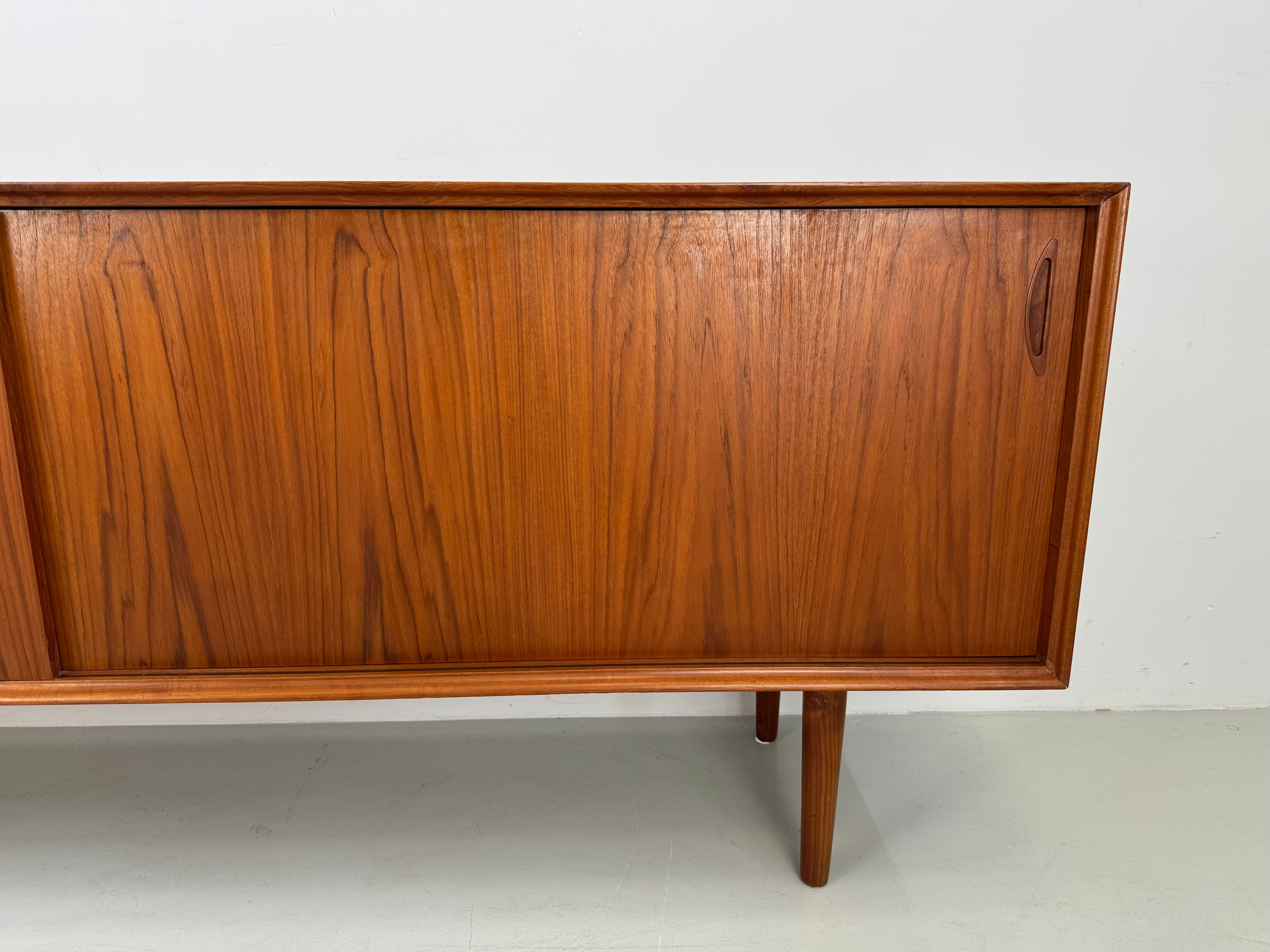 Rare and beautiful Danish sideboard by E. Pedersen & Son A-S Copenhagen.