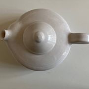Théière en terre vernissée de potier, années 1970