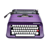 Typewriter underwood 319 deep purple revised new ribbon