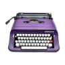 Machine à écrire underwood 319 deep purple révisée ruban neuf