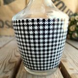 Carafe Luminarc Vintage with Bouchon with Black and White Carreaux décor