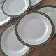 Lot 6 assiettes dorées Digoin