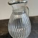 Pichet cristal argent massif 19 eme