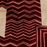 Art Deco style wool rug or tapestry. Contemporary work.