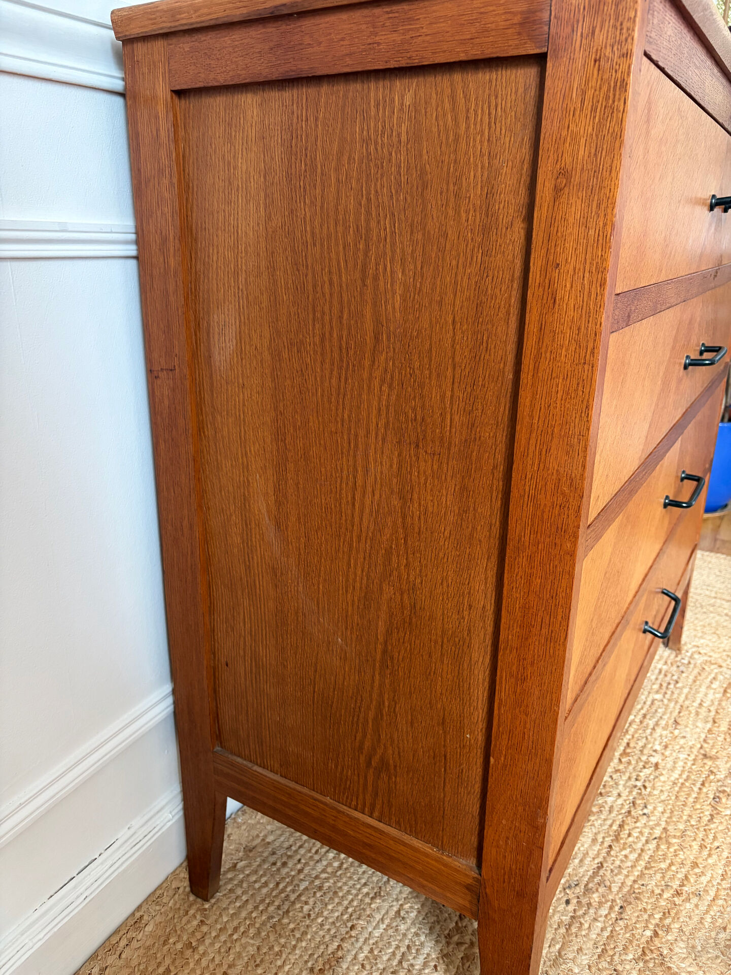Commode en chêne années 50/60 vintage 