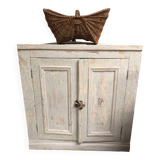 Old weathered corner workshop furniture