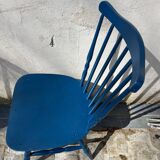 Chaise Baumann bleu