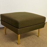 Vintage footrest pouf