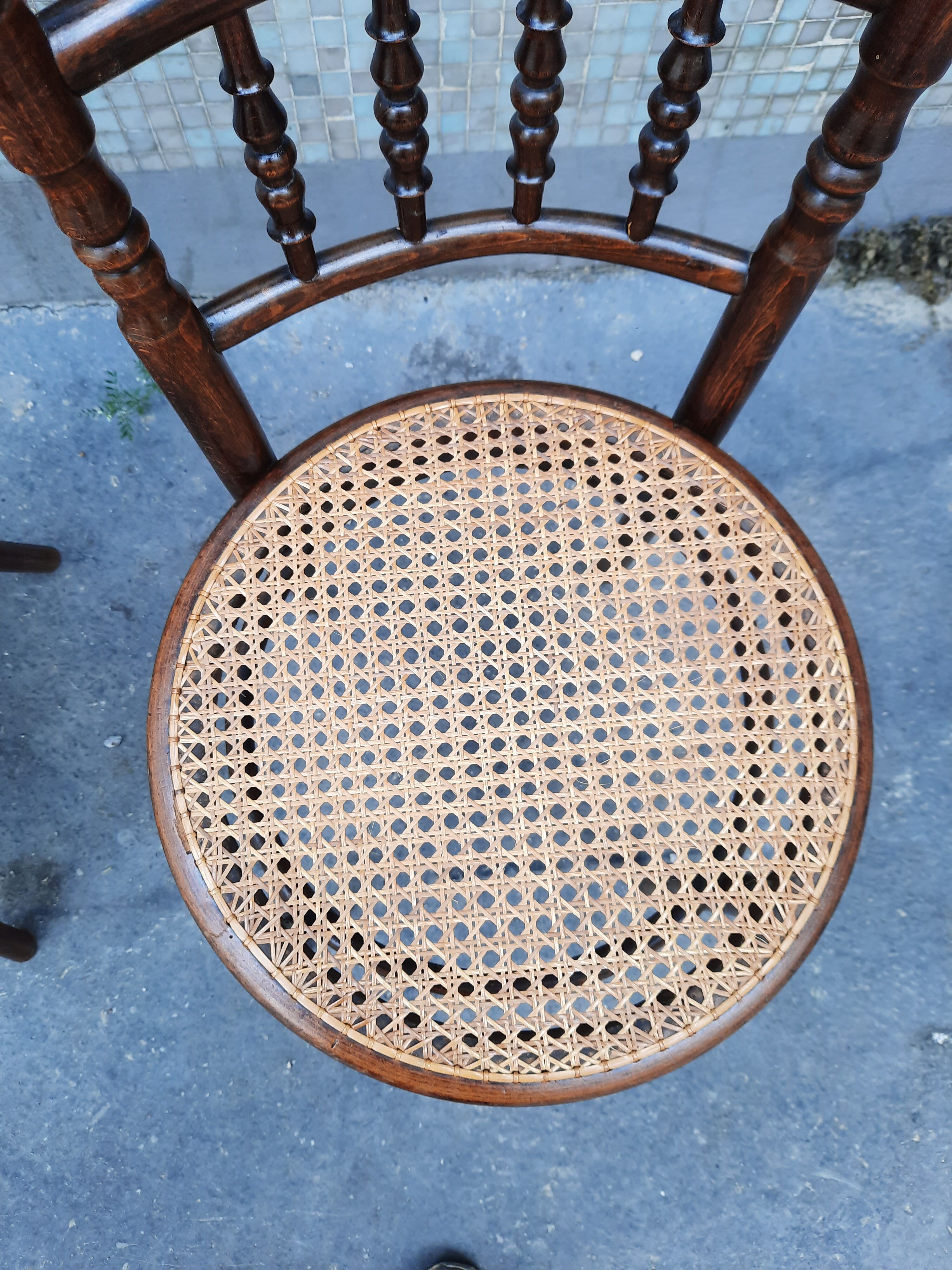 Paire de chaises bistrot Joseph Hoffman