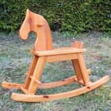 Pine rocking horse