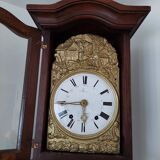 Oak violin shaped clock