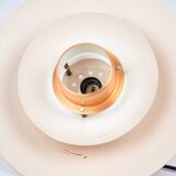 Lampe suspendue en cuivre vintage danoise par Form light, années 1980.