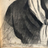 Drawing 1910 "The woman with the headscarf"
