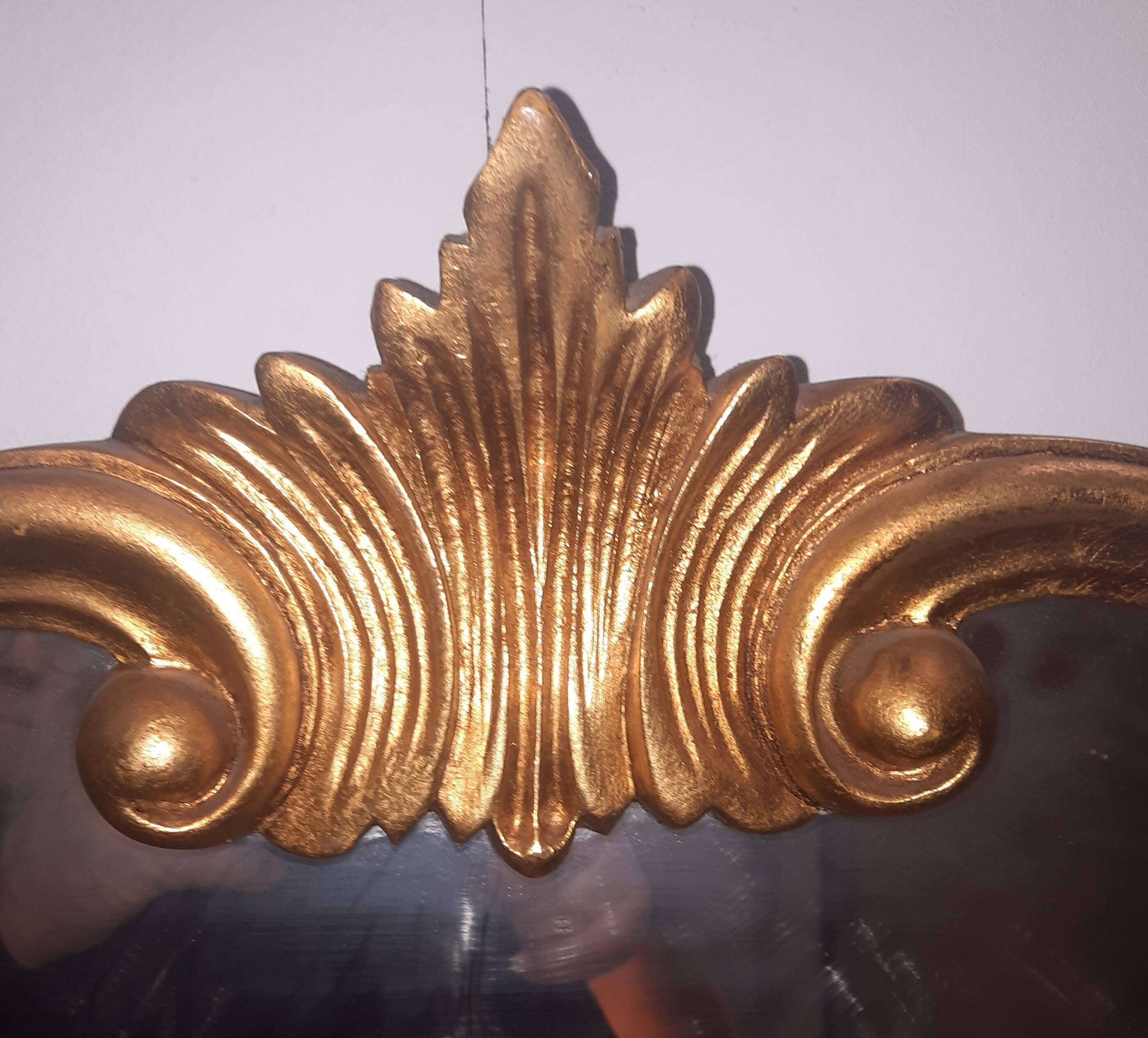 Louis XV style gilded morroir