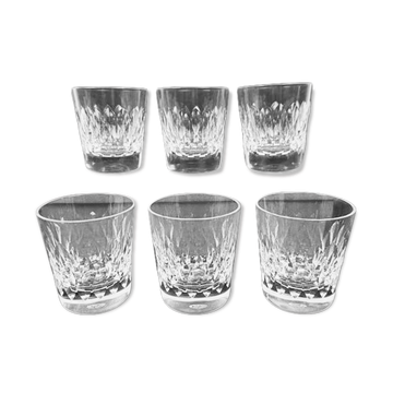 Baccarat, coffret de 6 verres à whisky modèle Armagnac