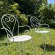 Wrought iron garden furniture
