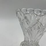 Cut crystal vase