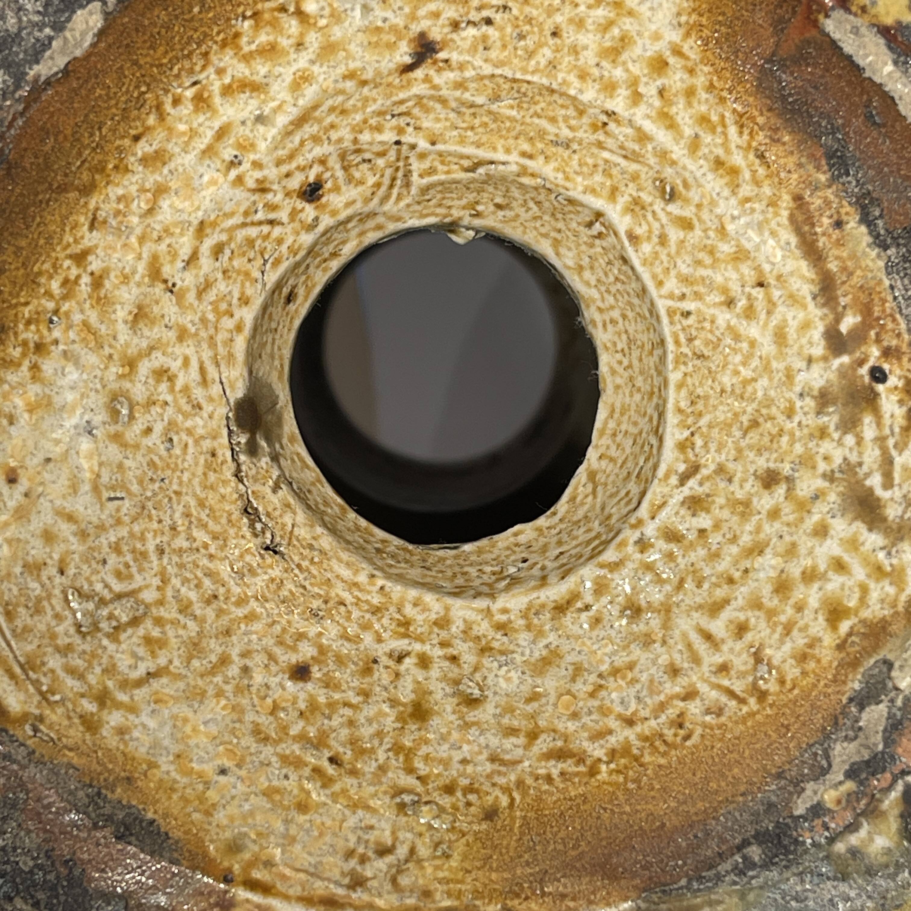 Outdoor vase / sculpture, HELMAN, Art Nouveau glazed stoneware, ca. 1900