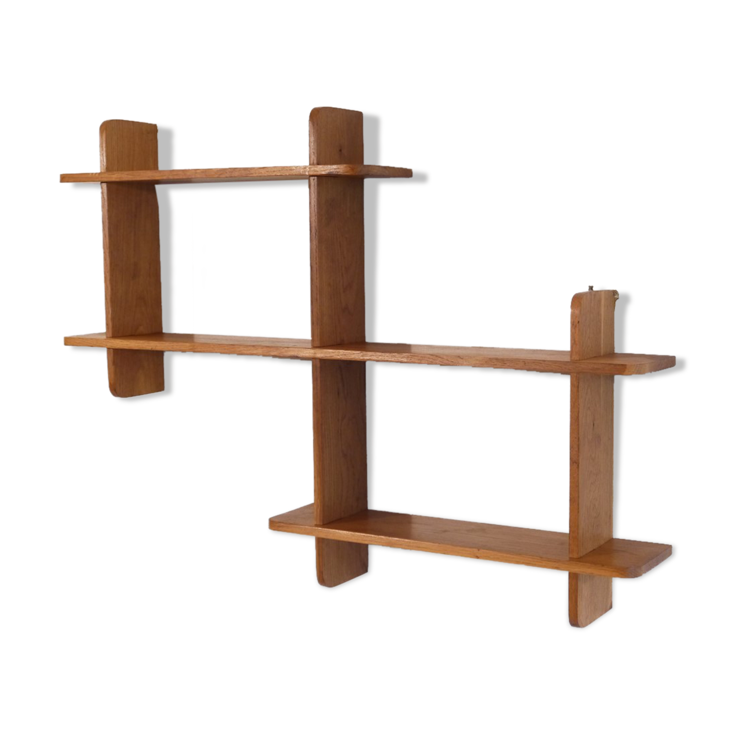 Etagere vintage scandinave en bois 1960