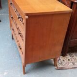 commode années 50, pieds compas