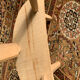Paire de tabourets  bois brut