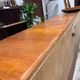 Large Scandinavian teak sideboard with bar, 1960s