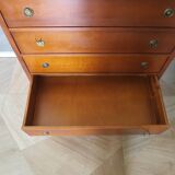 Louis Philippe style chest of drawers in cherry wood