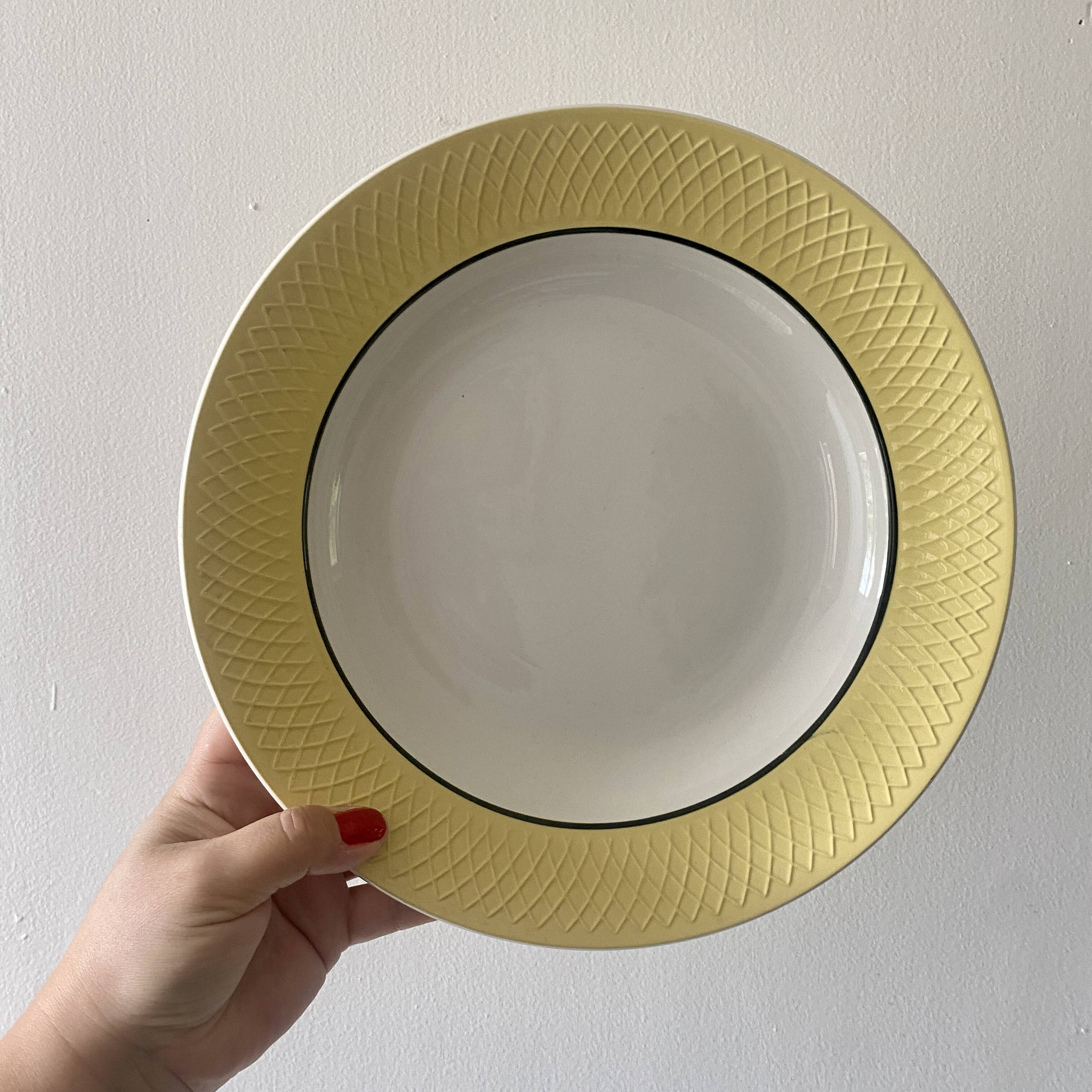 Lot of 4 vintage serving pieces Moulin des Loups