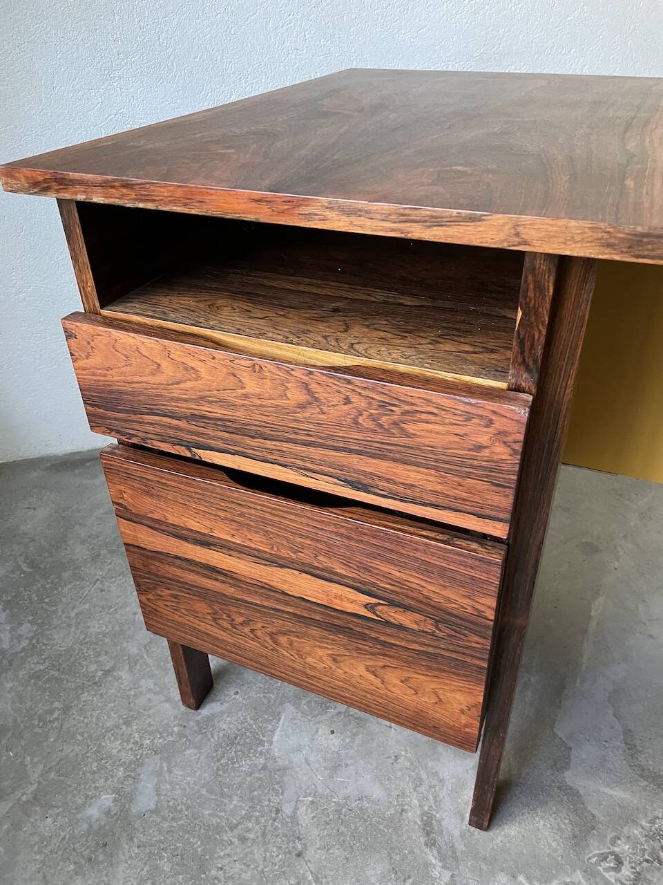 Desk and its Scandinavian rosewood chair