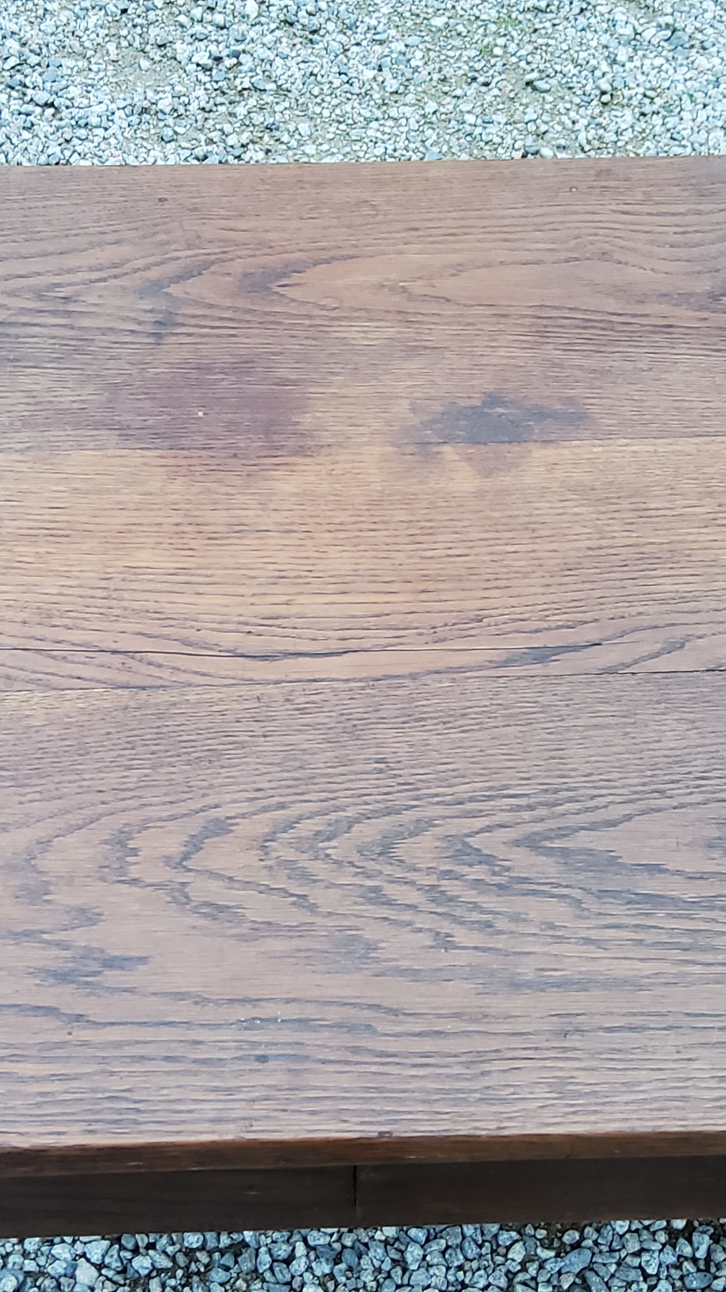 Oak farmhouse coffee table 1 drawer nineteenth century feet bobbins