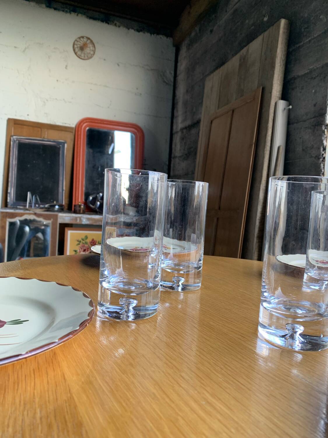 4 glasses designed by Tapio Wirkkala - Scandinavian elegance