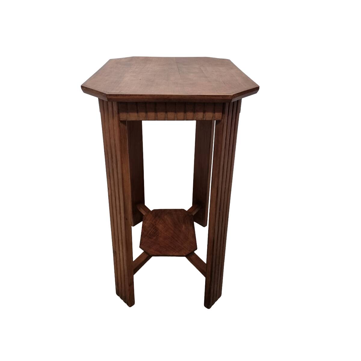 French Art Deco Side Table In Walnut, 1920/30s