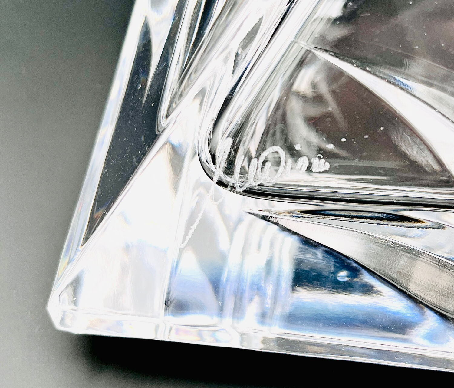 Crystal Carafe Mario CIONI & Orfèvrerie KRISA (3.2kg) – Signed