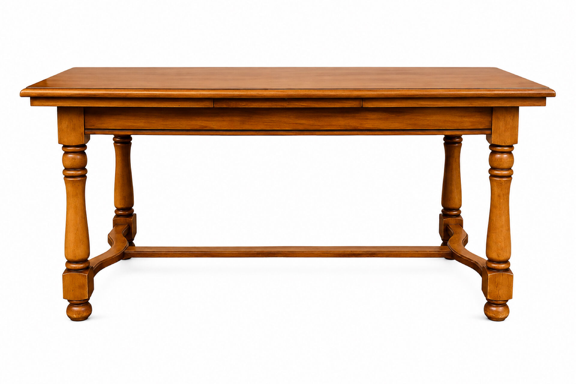 Large solid wood farmhouse table