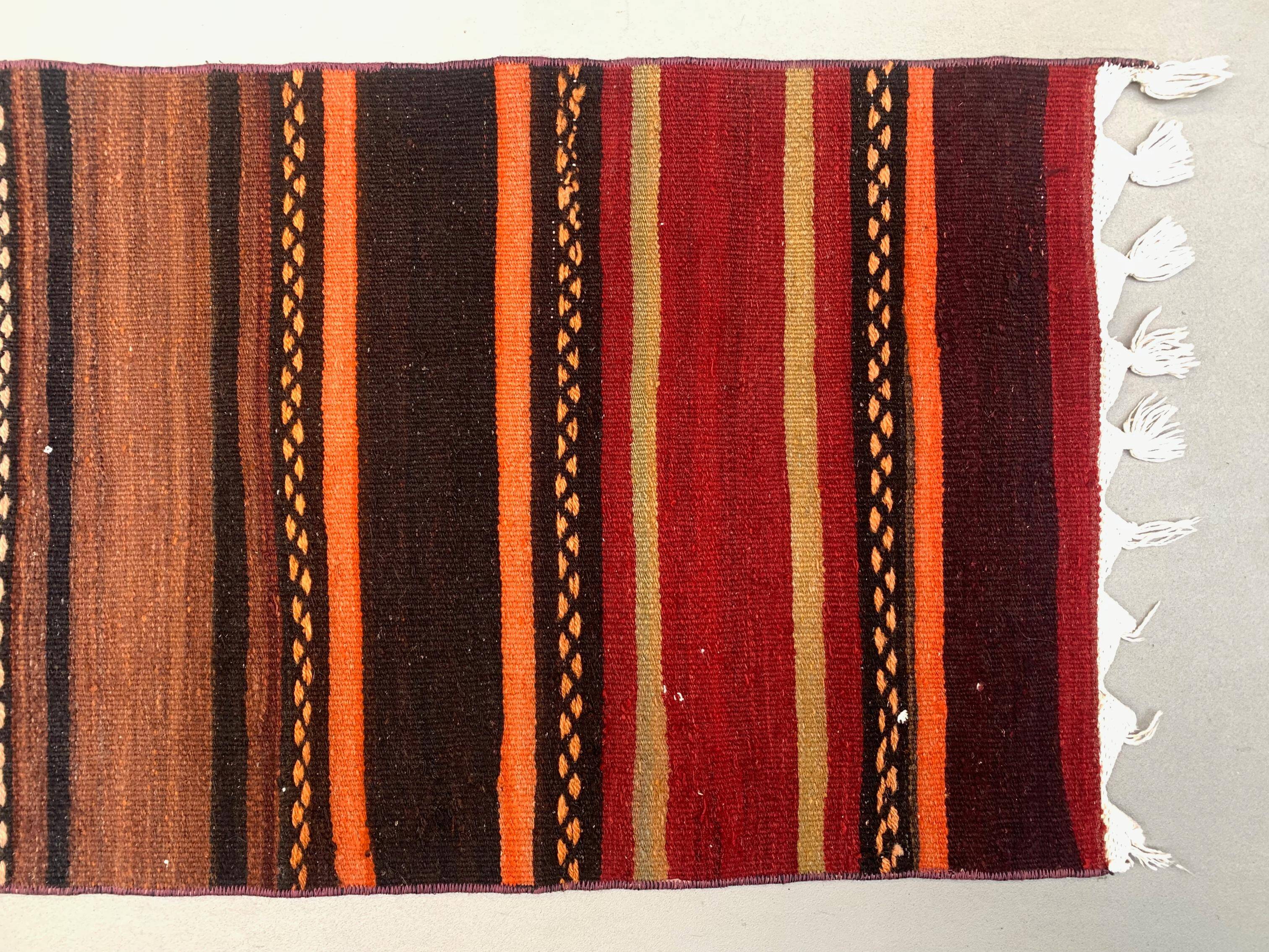 Old Turkish narrow Kilim Runner 421X53 cm shabby chic, vintage kelim