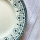 Set of 6 flat plates iron earth Moulin des Loups and Hammage model Marceau old earthenware