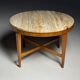 Table basse en marbre travertin