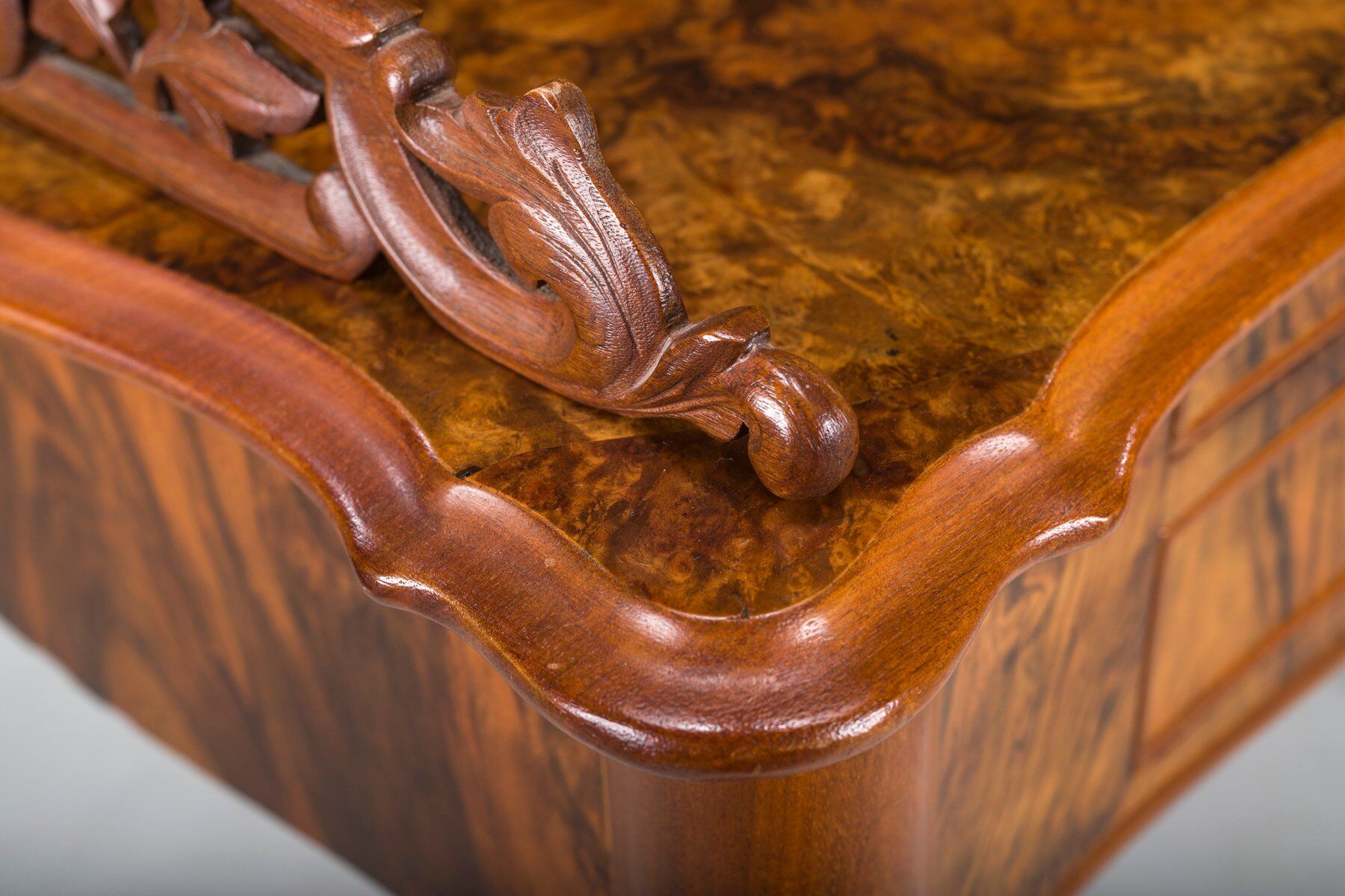 Louis Philippe walnut secretary desk