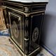 Napoleon III style commode, decorated with brass marquetry and gilded bronze mounts.